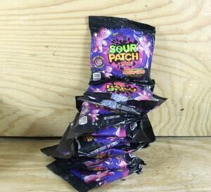 Sour Patch Kids 1 Case 12 Pack Glow Ups Candy Halloween Gummies Snacks
